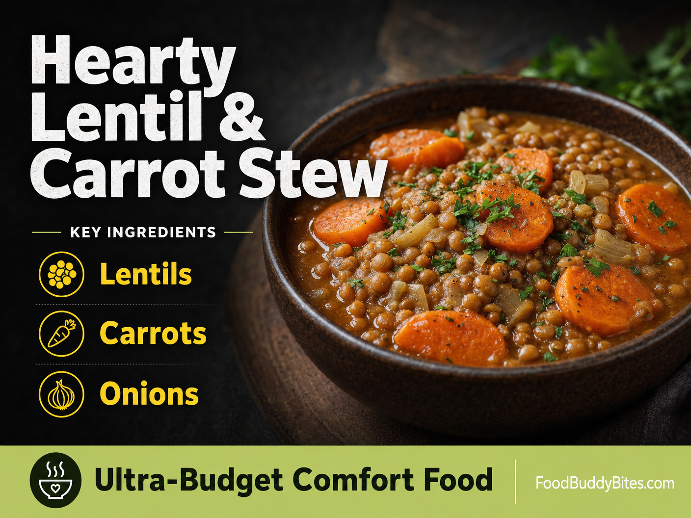 Hearty Lentil and Carrot Stew