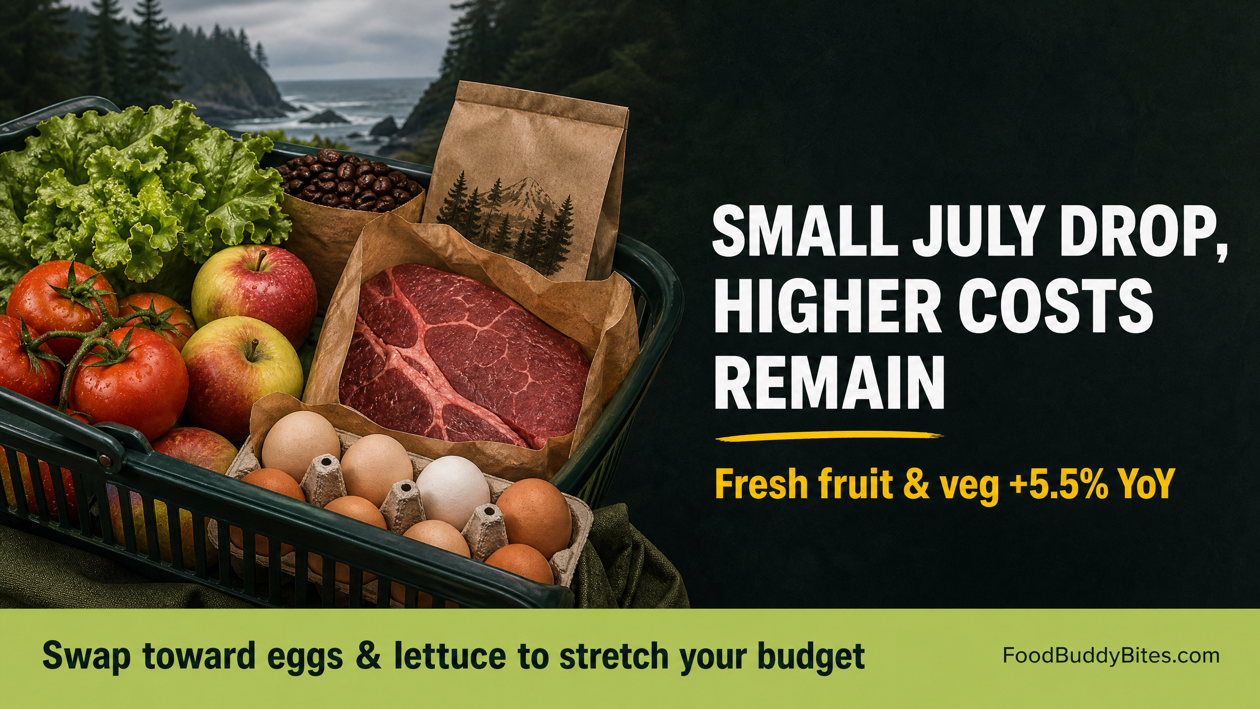 Food Buddy Bites grocery price graphic